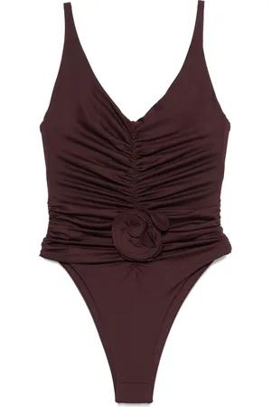 MAGDA BUTRYM Costume da bagno con ruches