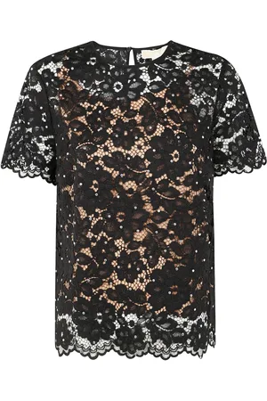Michael Kors Blusa con dettagli in pizzo