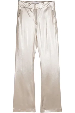 GENNY Pantaloni svasati lamé