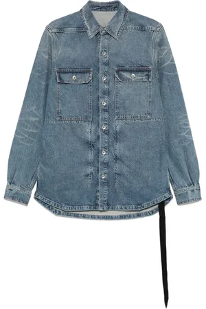 Rick Owens Giacca-camicia denim