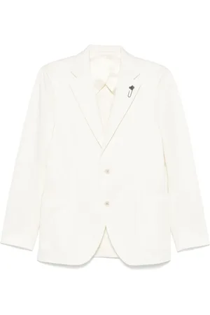 LARDINI Blazer con spilla