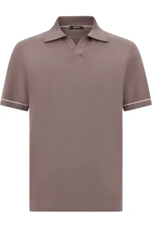 Boggi Milano Polo in cotone con ricamo logo