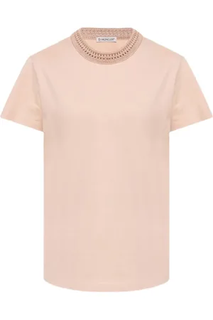 Moncler Crochet-detail cotton T-shirt