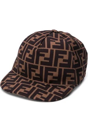 Fendi Cappello da baseball con stampa FF