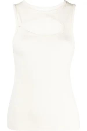 REMAIN Top smanicato con cut-out