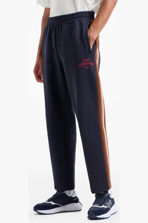 EA7 Pantaloni sportivi elasticizzati in cotone