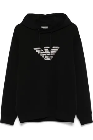 Emporio Armani Felpa con cappuccio e logo