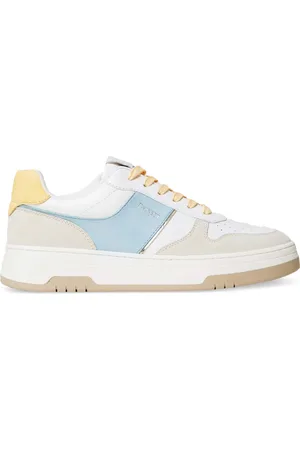 Twin-Set Sneakers in pelle con design color-block