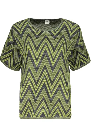 Missoni T-shirt con motivo a zigzag