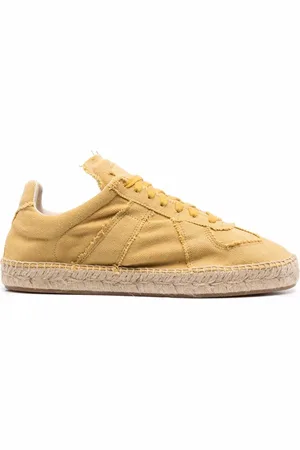 Maison Margiela Sneakers in iuta con suola stile espadrillas