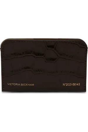 Victoria Beckham Portacarte con effetto coccodrillo