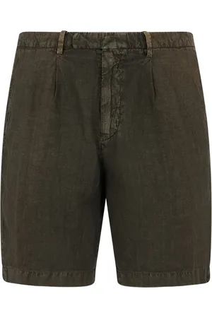 Boglioli Shorts in lino tinto in capo