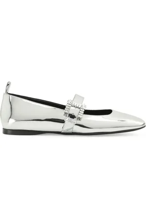 Sergio Rossi Ballerine SR Twenty con finitura metallizzata