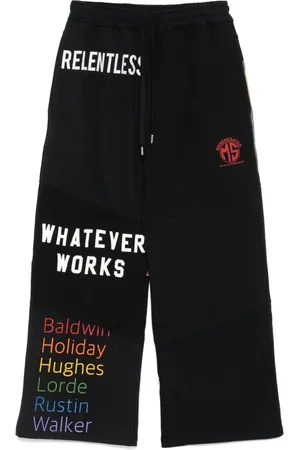 Marine Serre Pantaloni sportivi Regenerated Graphic