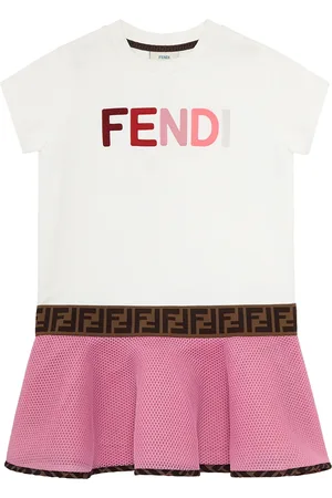 Fendi Abito con design color-block