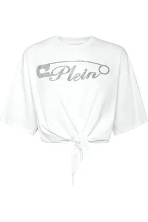 Philipp Plein T-shirt crop in cotone