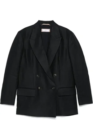 PESERICO SIGN Blazer doppiopetto in lino