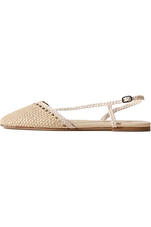 Hereu Sandali slides intrecciati con suola piatta