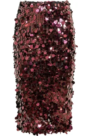 Jucca Gonna midi con paillettes