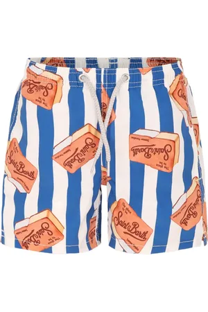 MC2 SAINT BARTH Costume da bagno a righe