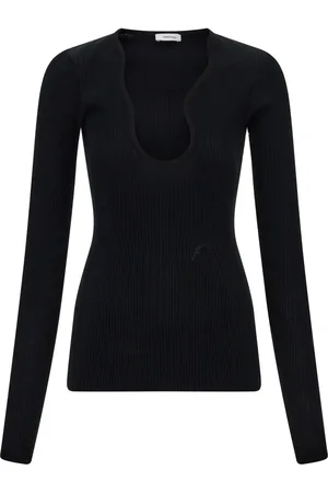 Salvatore Ferragamo Maglione con scollo asimmetrico