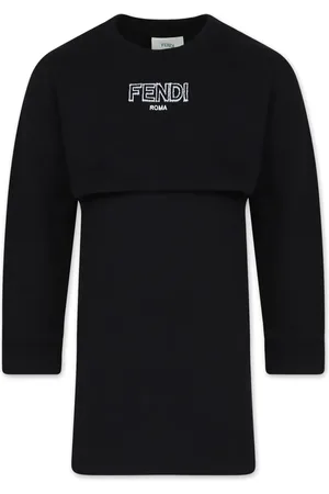 Fendi Abito a strati con ricamo
