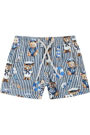 MC2 SAINT BARTH Costume da bagno con stampa teddy