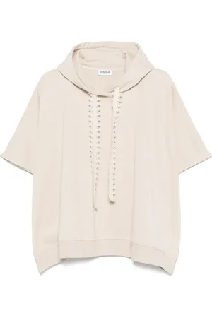 Dondup Felpa con ricamo e cappuccio