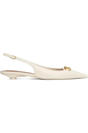 VALENTINO GARAVANI Pumps in pelle con placca V