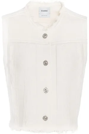 Barrie Gilet con bordi sfrangiati
