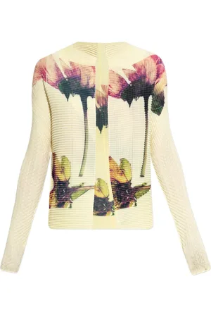 Issey Miyake Cardigan Pressed Flora
