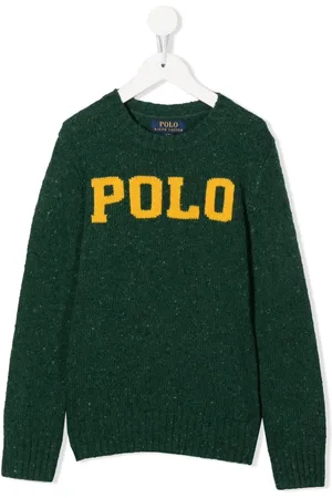 Ralph Lauren Maglione con logo a intarsio