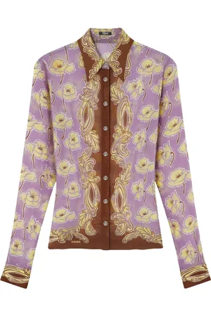 VERSACE Camicia Poppies