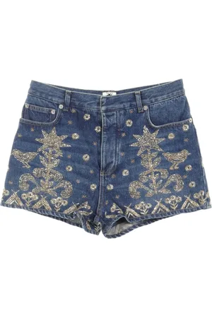 Dior Shorts denim con ricamo anni 2010