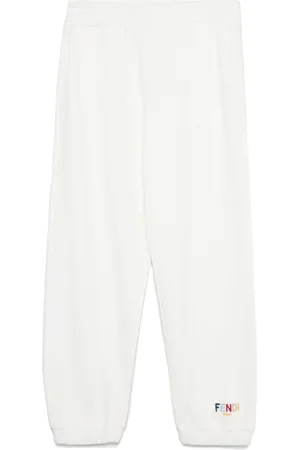Fendi Pantaloni con ricamo