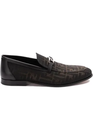 Fendi Mocassini con logo jacquard