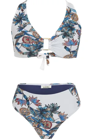 AMIR SLAMA Bikini a fiori