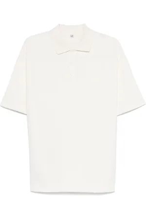 C.P. Company Polo con micro motivo jacquard