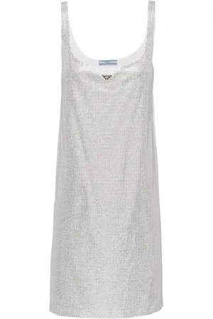 Prada Abito corto con strass
