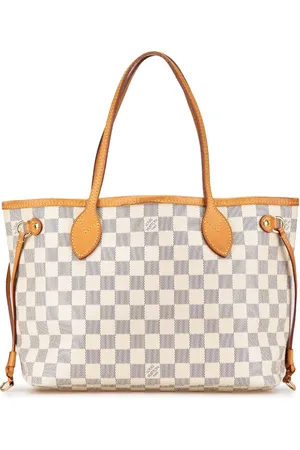 LOUIS VUITTON Borsa tote Neverfull PM in tela Damier Azur 2010
