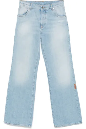OFF-WHITE Jeans a gamba ampia