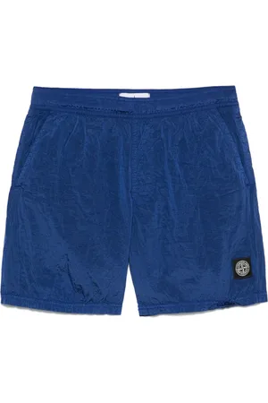 Stone Island Costume da bagno con applicazione Compass