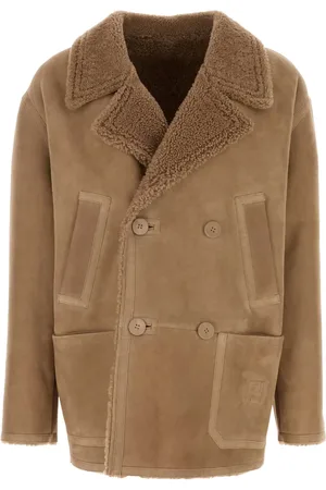 Fendi Giacca doppiopetto in shearling