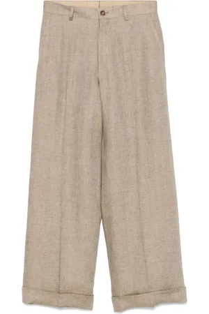 LUIGI BIANCHI MANTOVA Pantaloni in lino