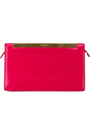 Saint Laurent Clutch Lutetia in pelle di vitello liscia 2013-2024