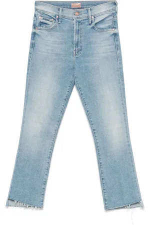 Mother Jeans The Insider Crop Step Fray