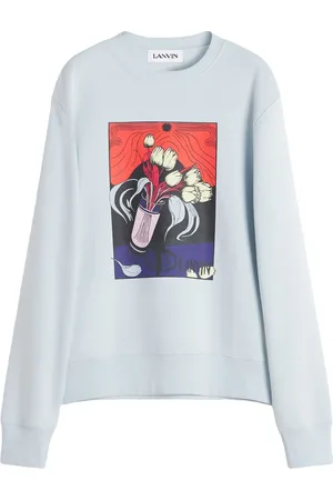 Lanvin Felpa con stampa grafica