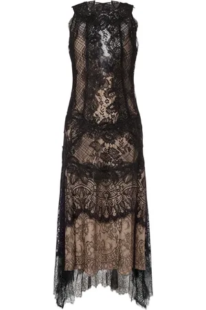 Alberta Ferretti Abito midi in pizzo