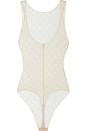 Elisabetta Franchi Body semi trasparente