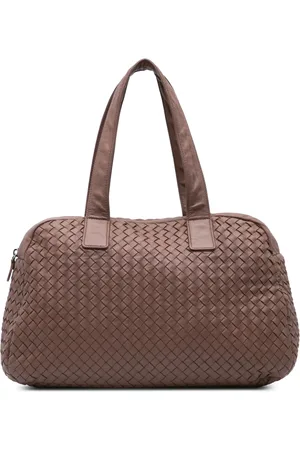 Bottega Veneta Borsa a spalla in nappa con motivo Intrecciato 2012-2024